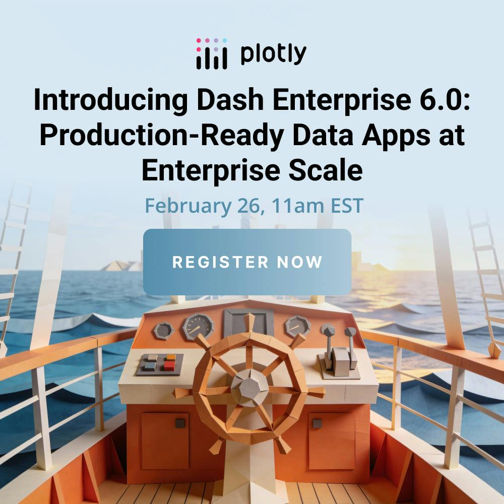 Sign up for the upcoming webinar: Introducing Dash Enterprise 6.0