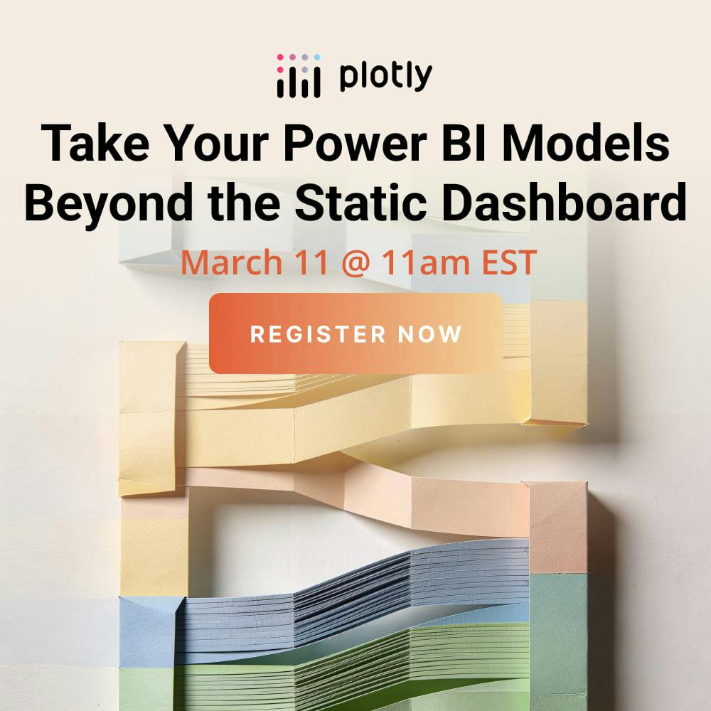 Sign up for the upcoming webinar: Take Your Power BI Models Beyond the Static Dashboard
