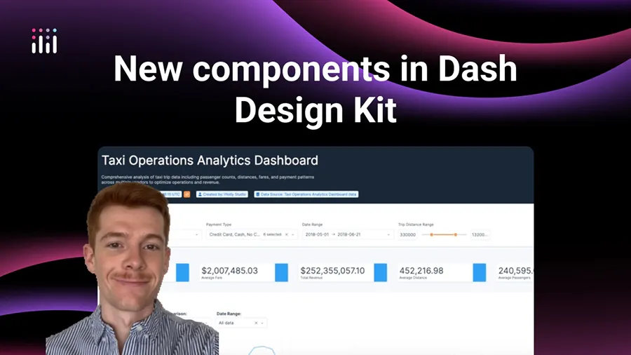 New components in Dash Design Kit