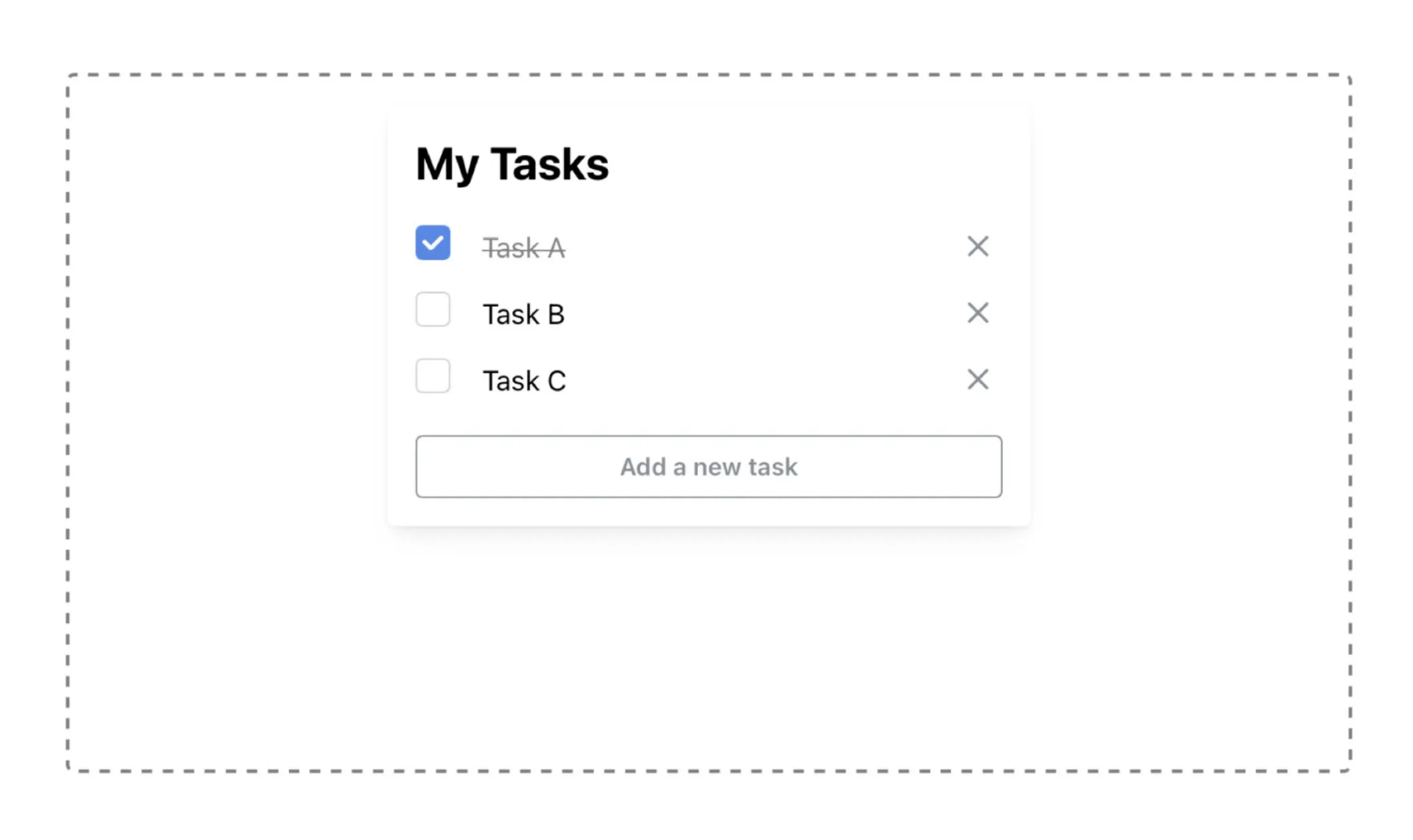 my tasks grid