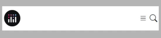 responsive dash header logo icons