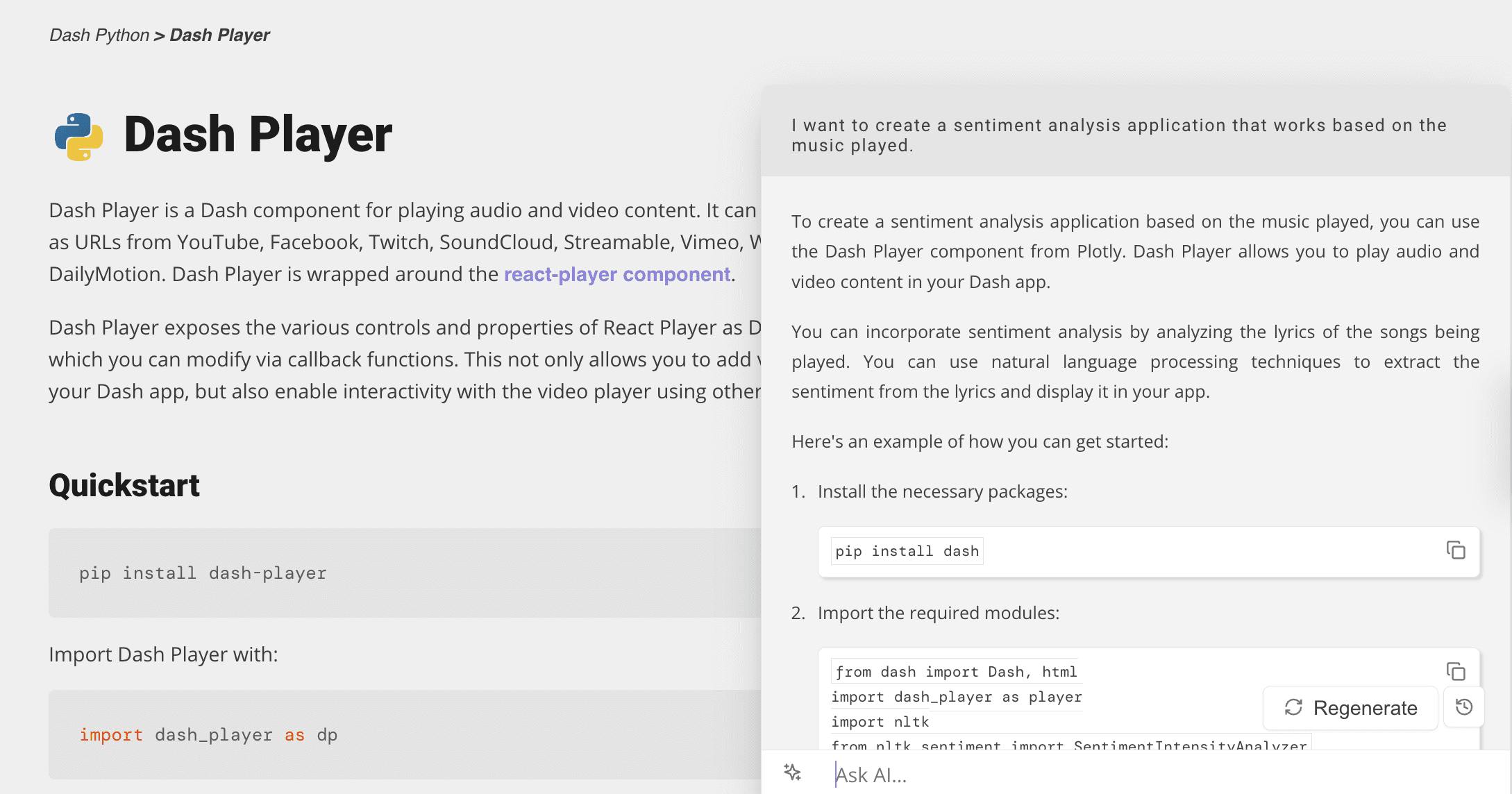 Sentiment app