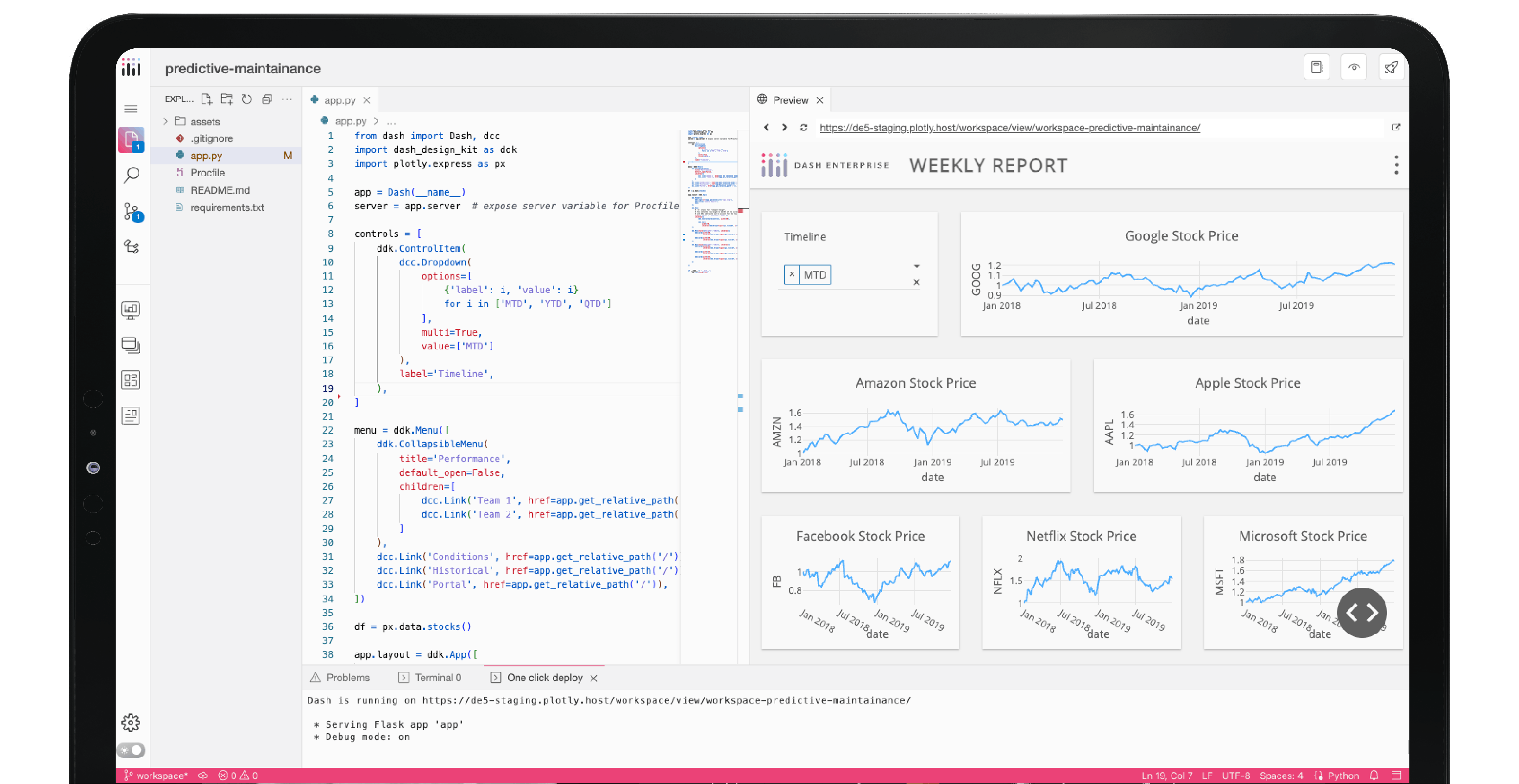 Data App Workspaces