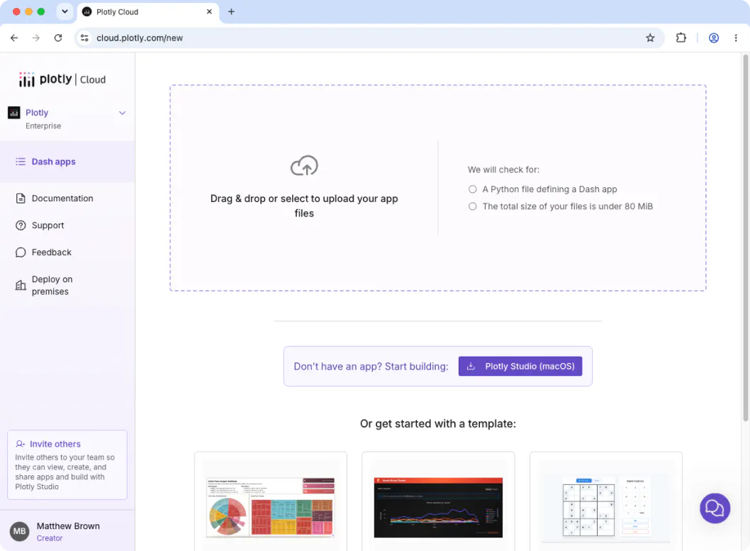 Plotly Cloud Publish Workflow