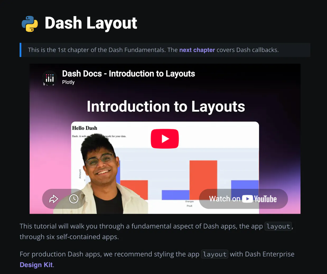 Dash Doc Video