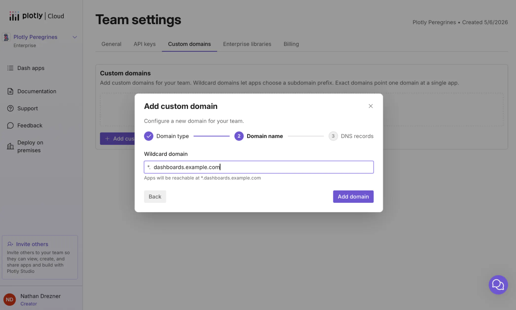 Add Custom Domain