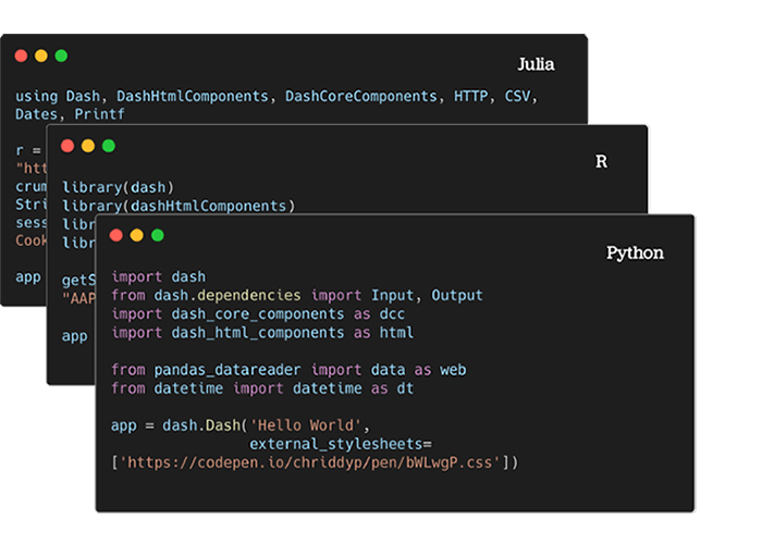 Build your Dash app in a few lines of Python code