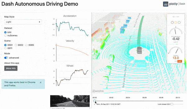 dash autonomous driving demo