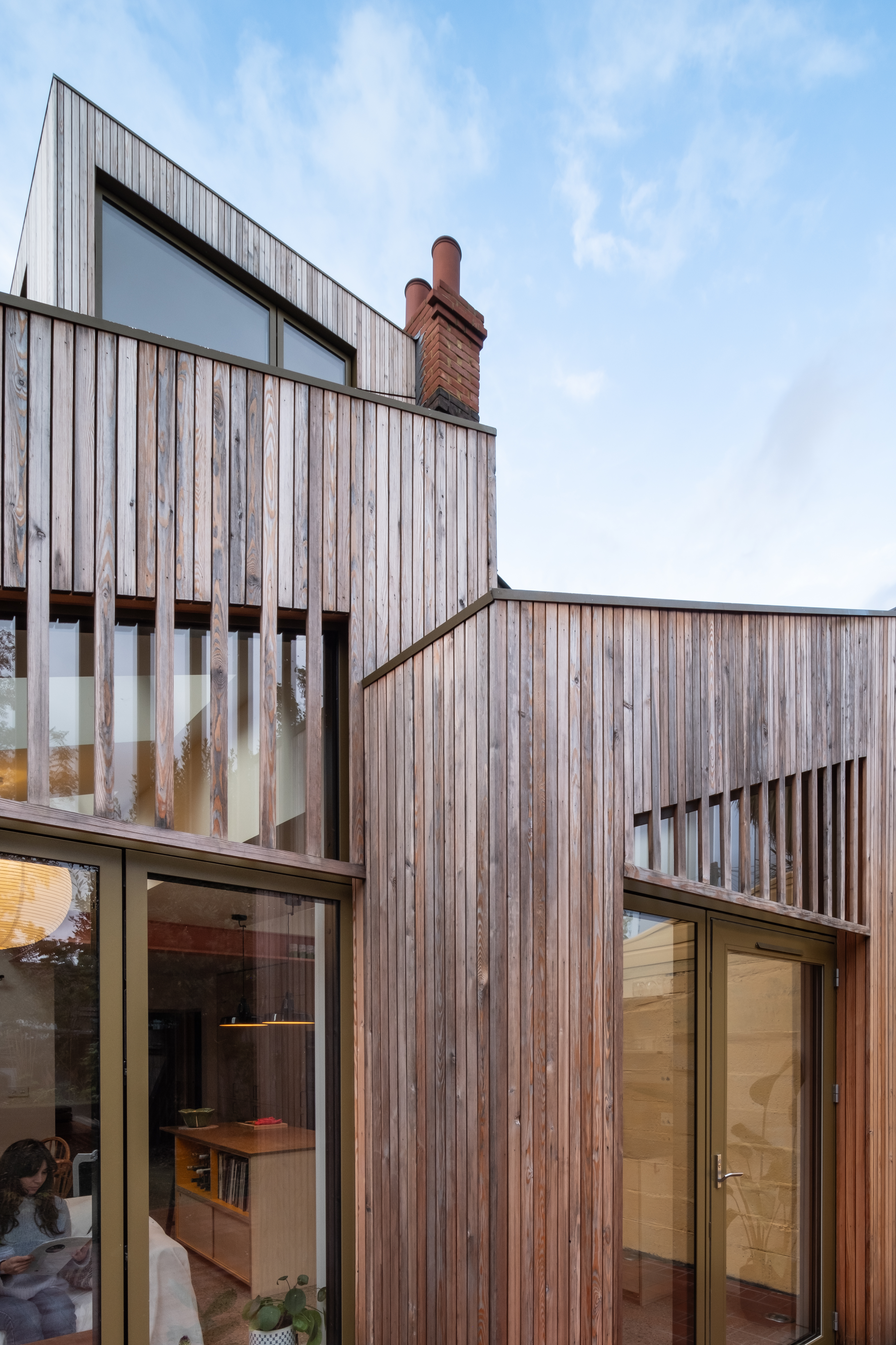 Plykea birch plywood kitchen with semi-recessed grab handles