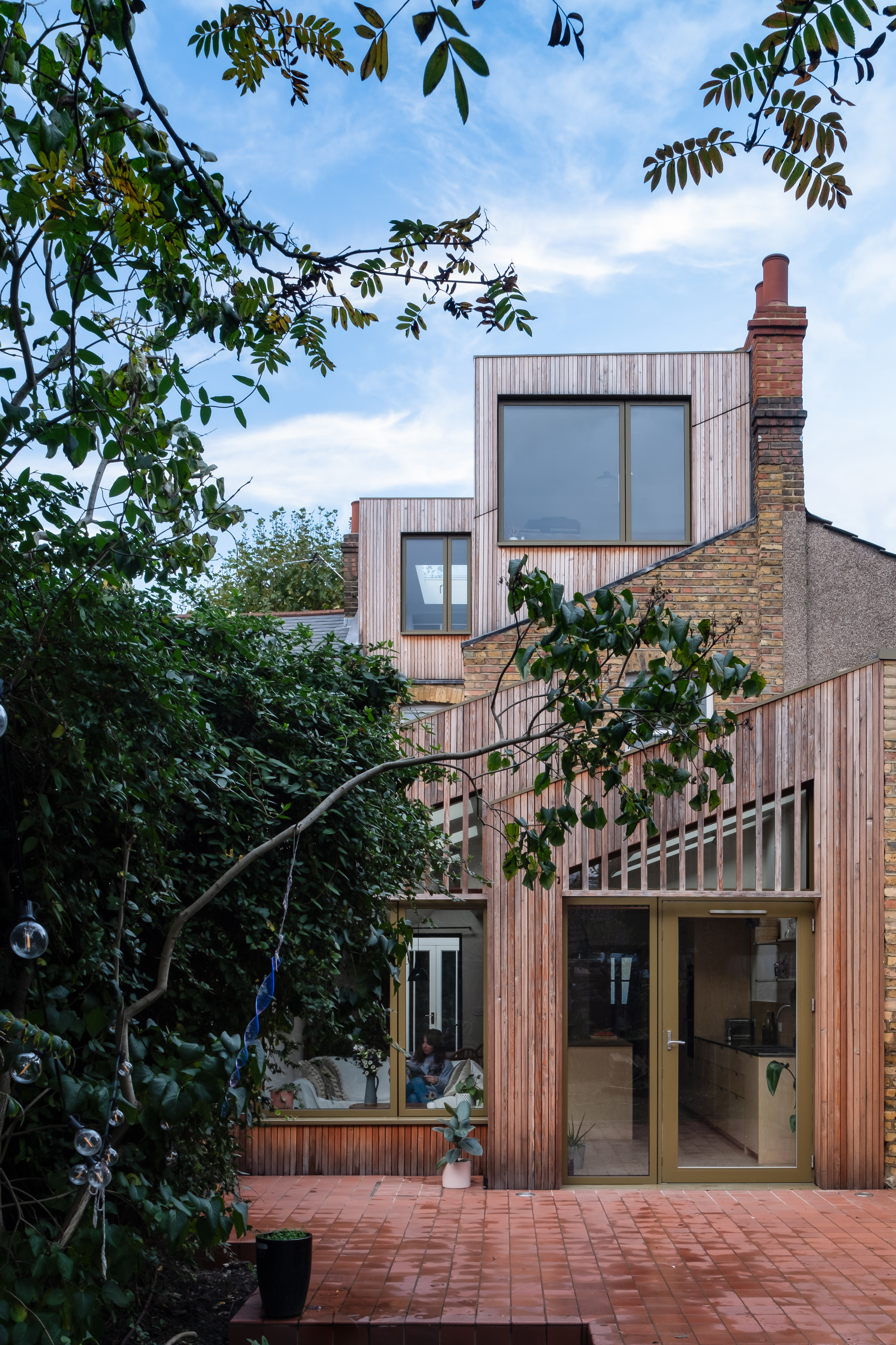 Plykea birch plywood kitchen with semi-recessed grab handles