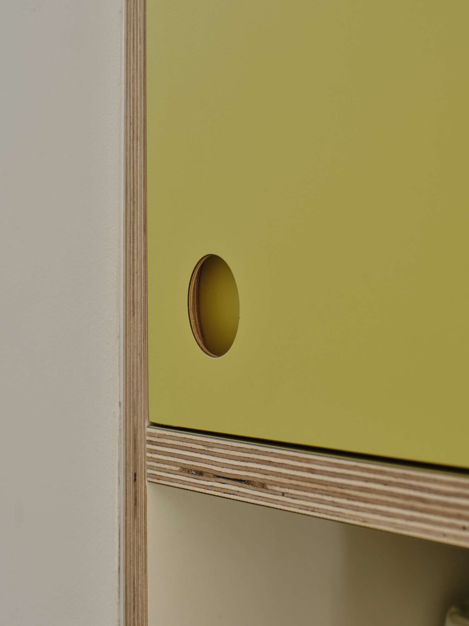 Plykea Formica Wasabi birch plywood kitchen fronts