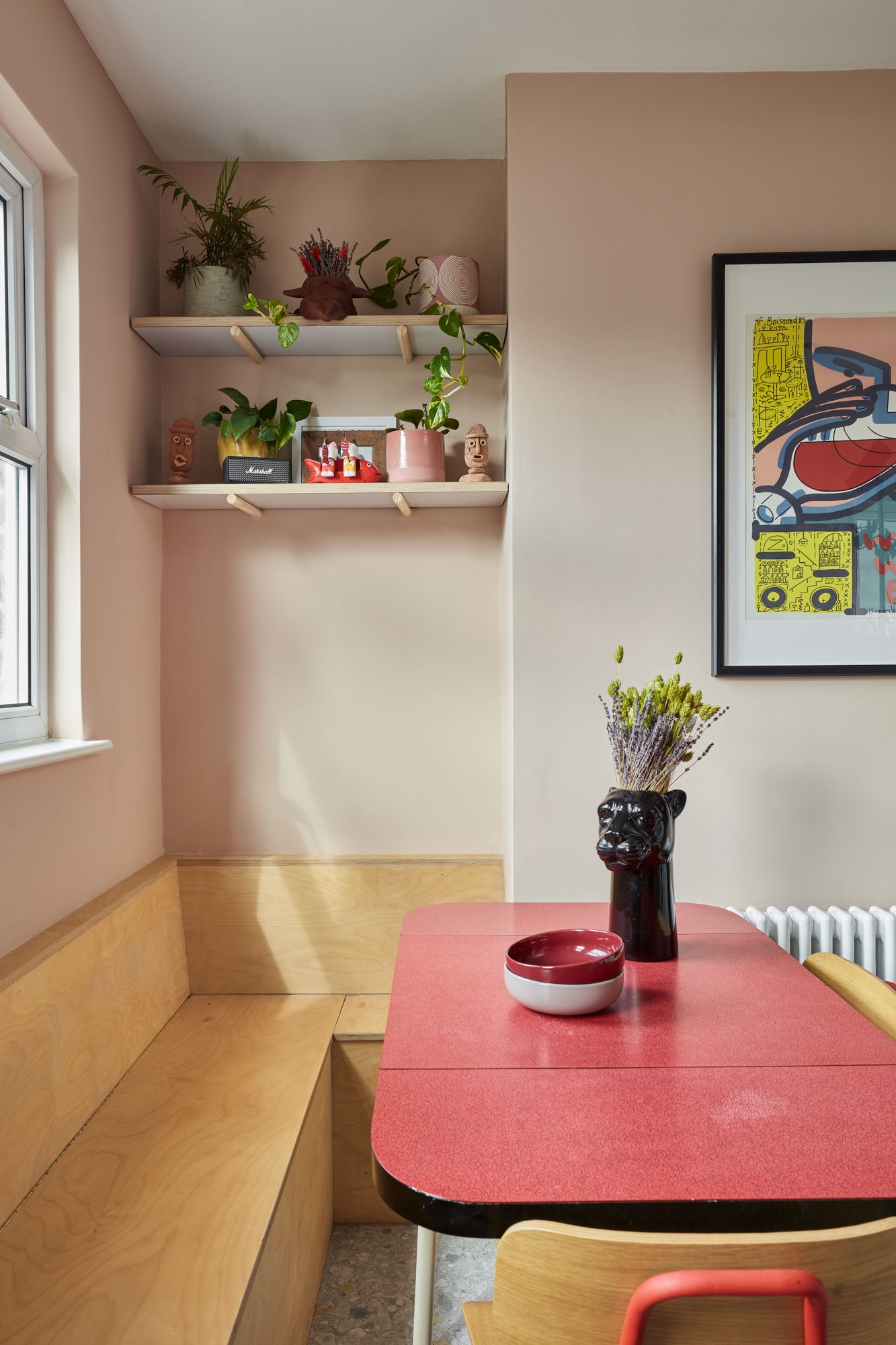 Plykea Formica Glacier shelving