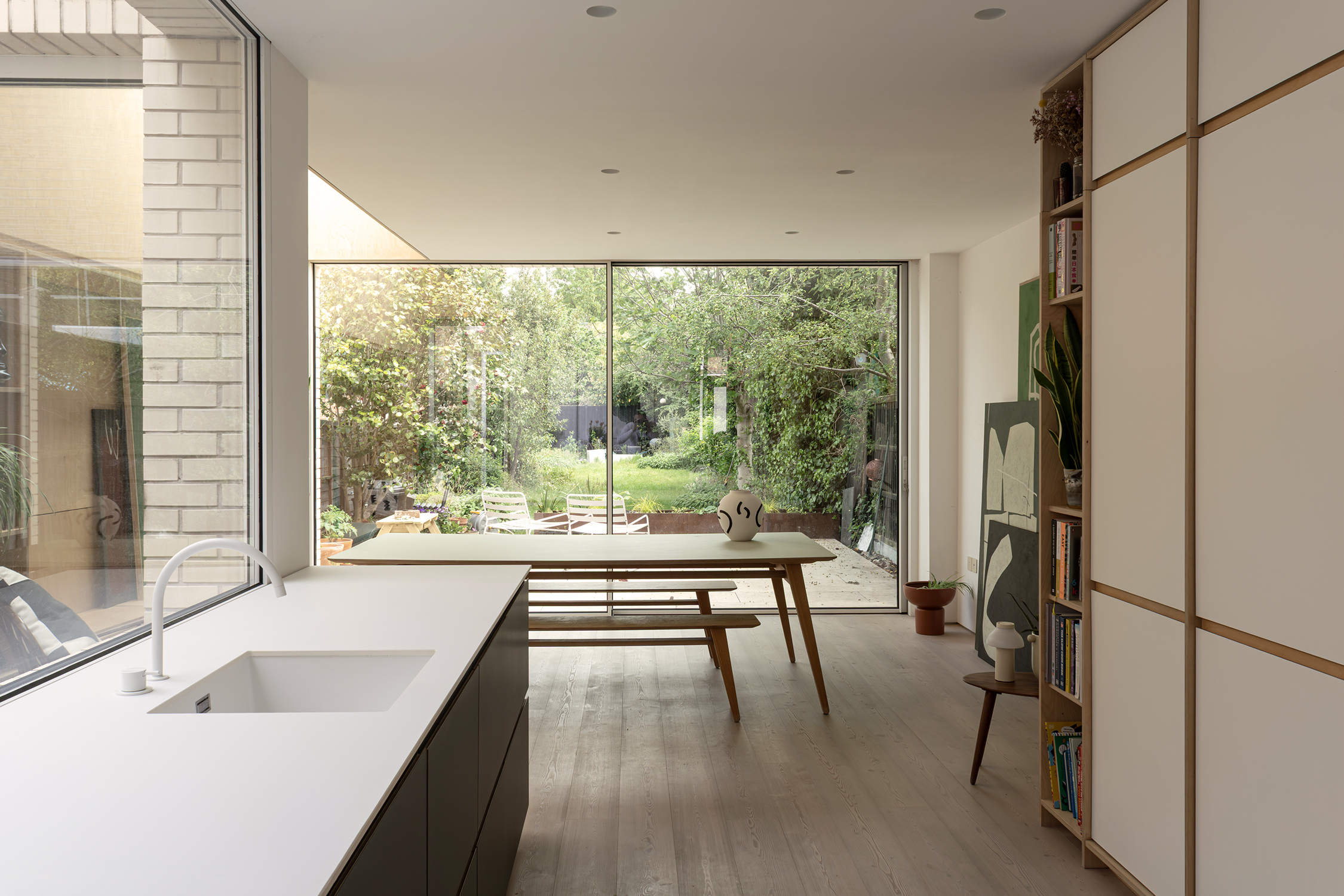 Plykea Fenix faced birch plywood kitchen