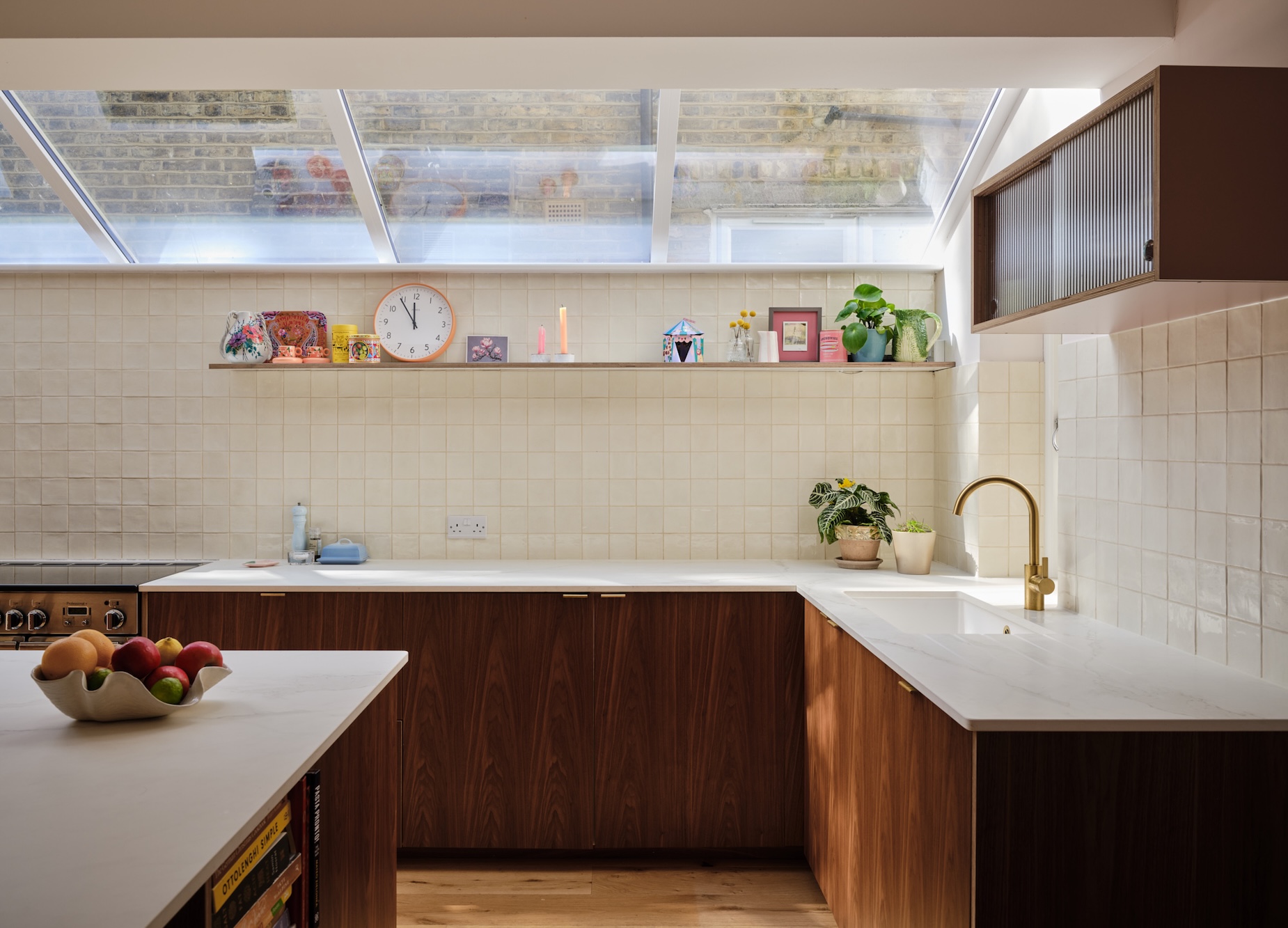 Plykea walnut veneered birch plywood fronts