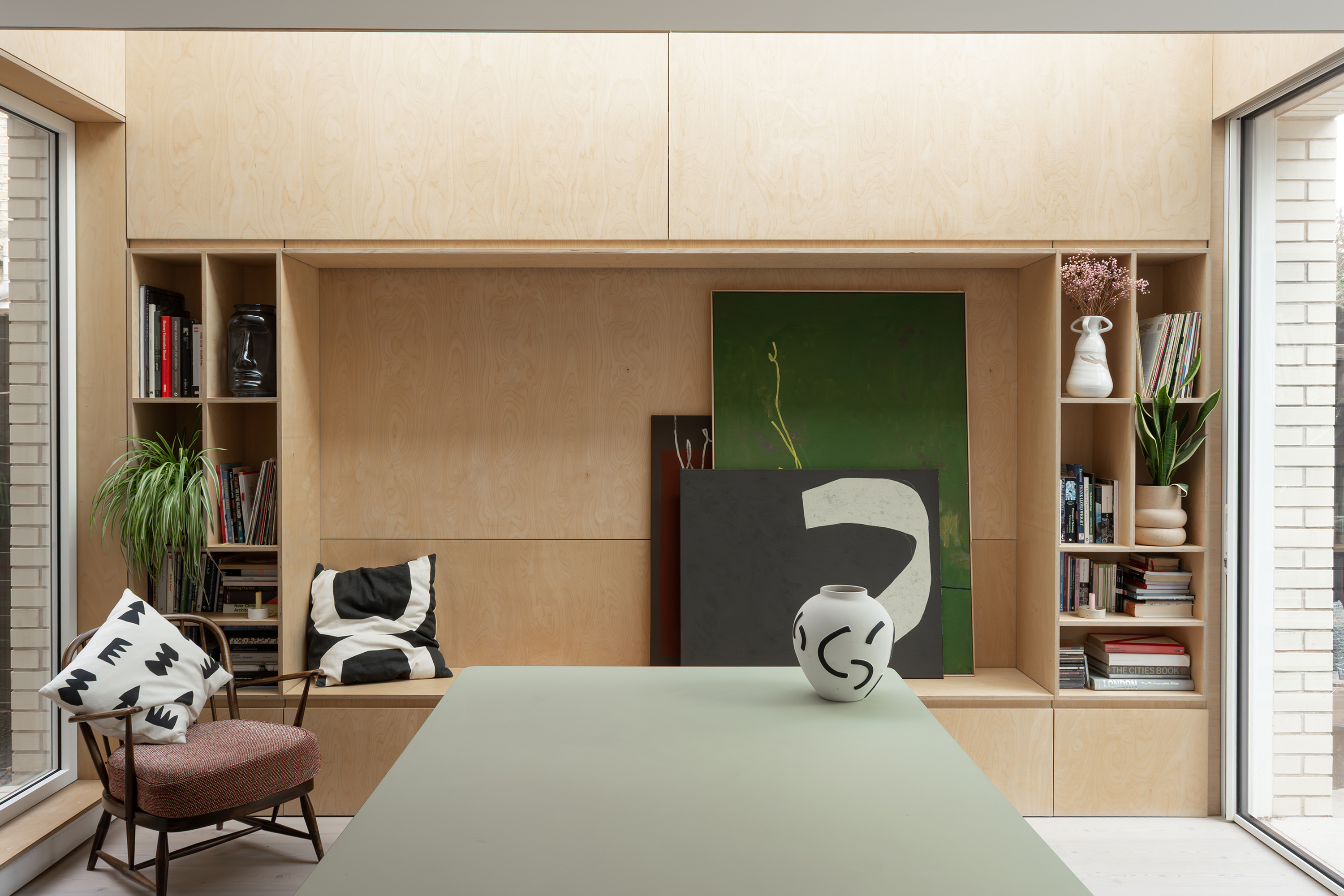 Raf Zora Architects birch plywood joinery