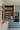 Plykea kitchen pantry in green Fenix Bloom Verde Kitami with a terrazzo worktop