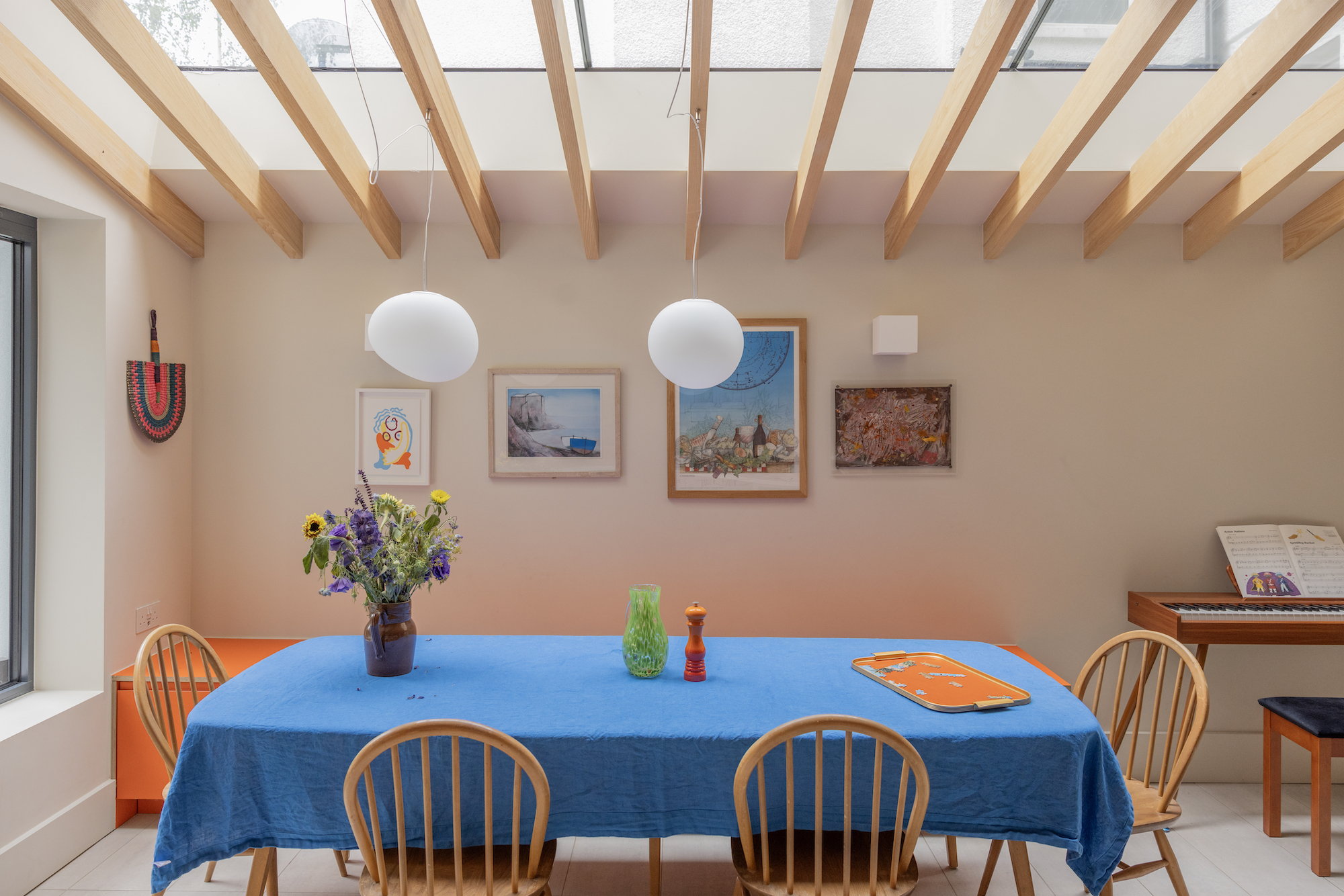 Plykea Formica Clementine bench seating