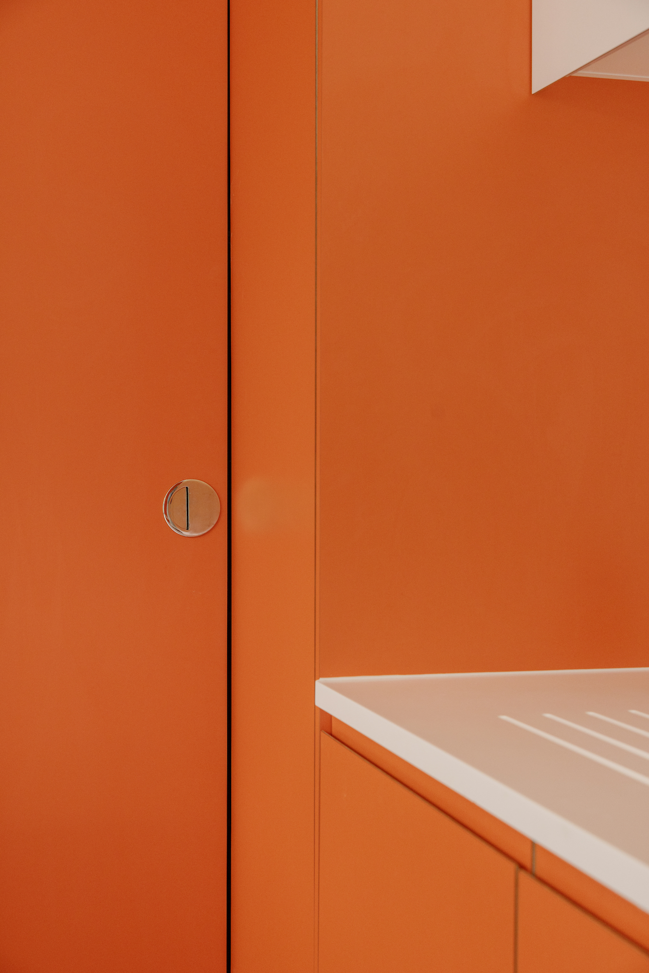 Plykea Formica Clementine with matching J-Profile handles