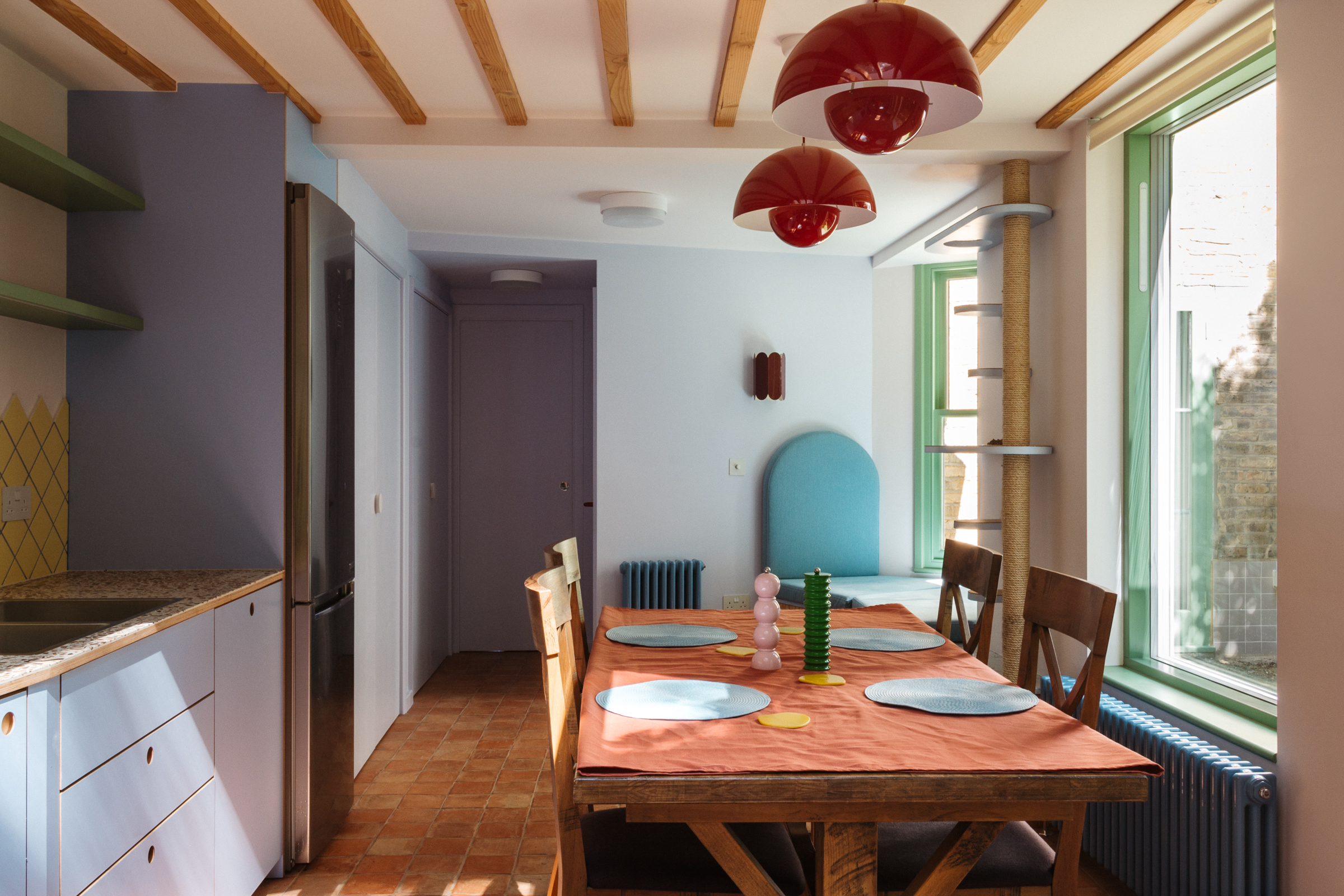 Plykea Formica Peaceful Blue plywood fronts