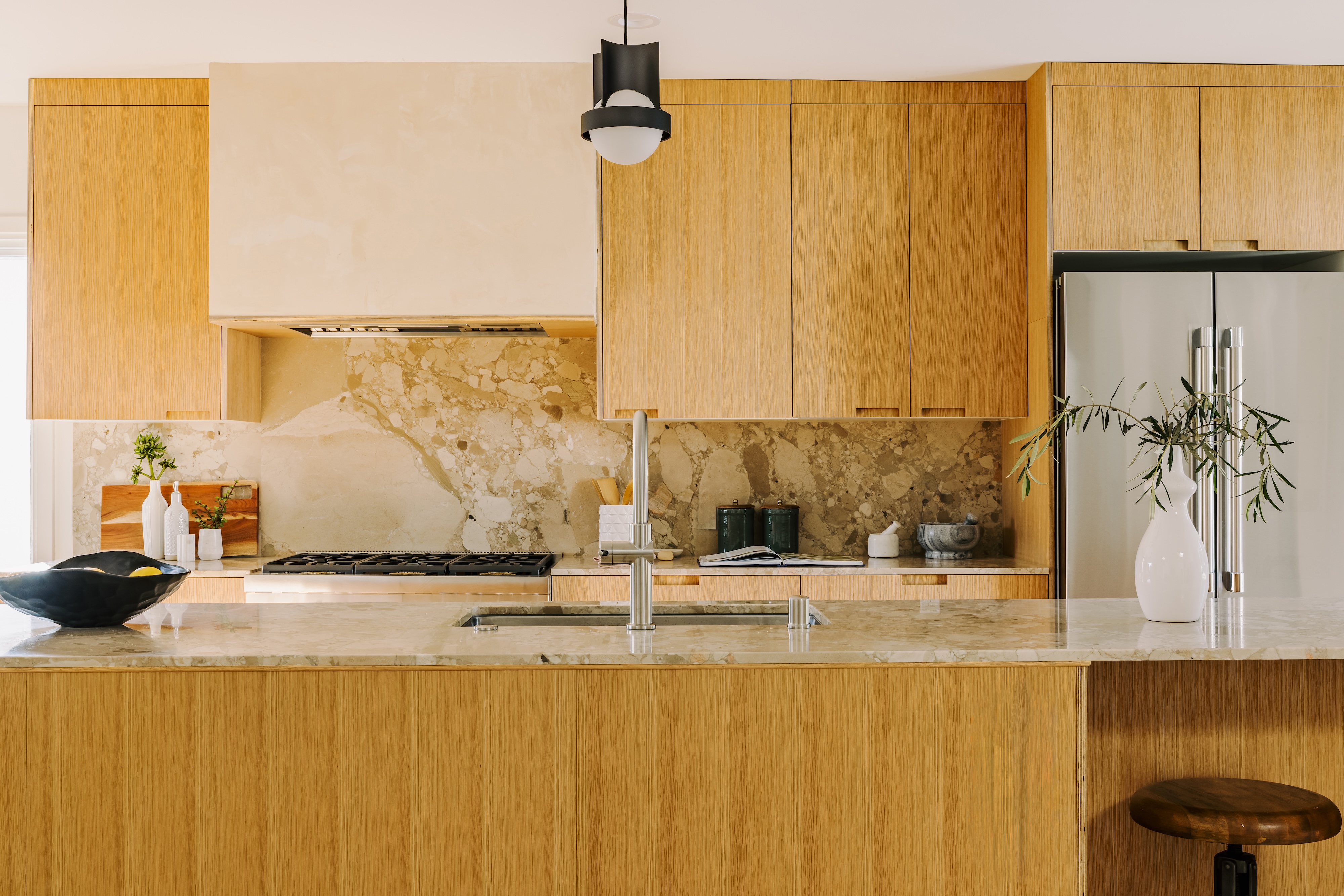 Plykea oak plywood kitchen