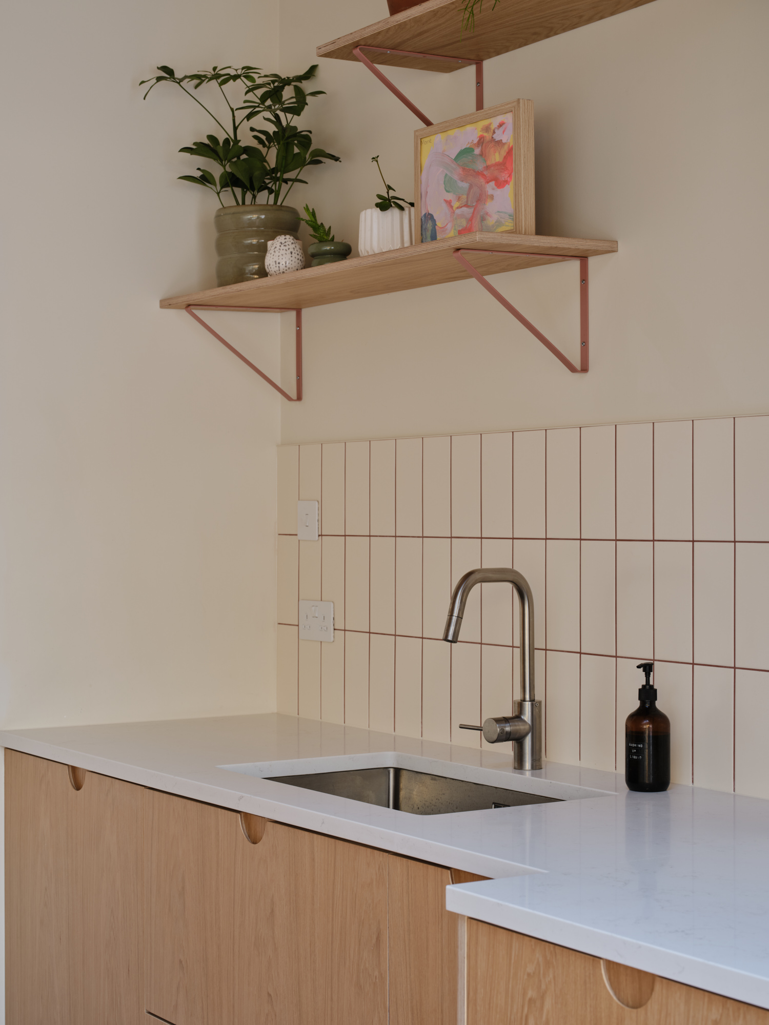 Plykea oak-veneered birch plywood kitchen fronts