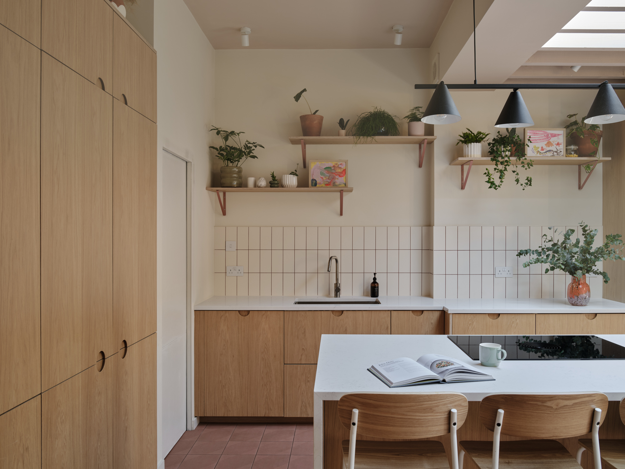 Plykea oak-veneered birch plywood kitchen fronts 