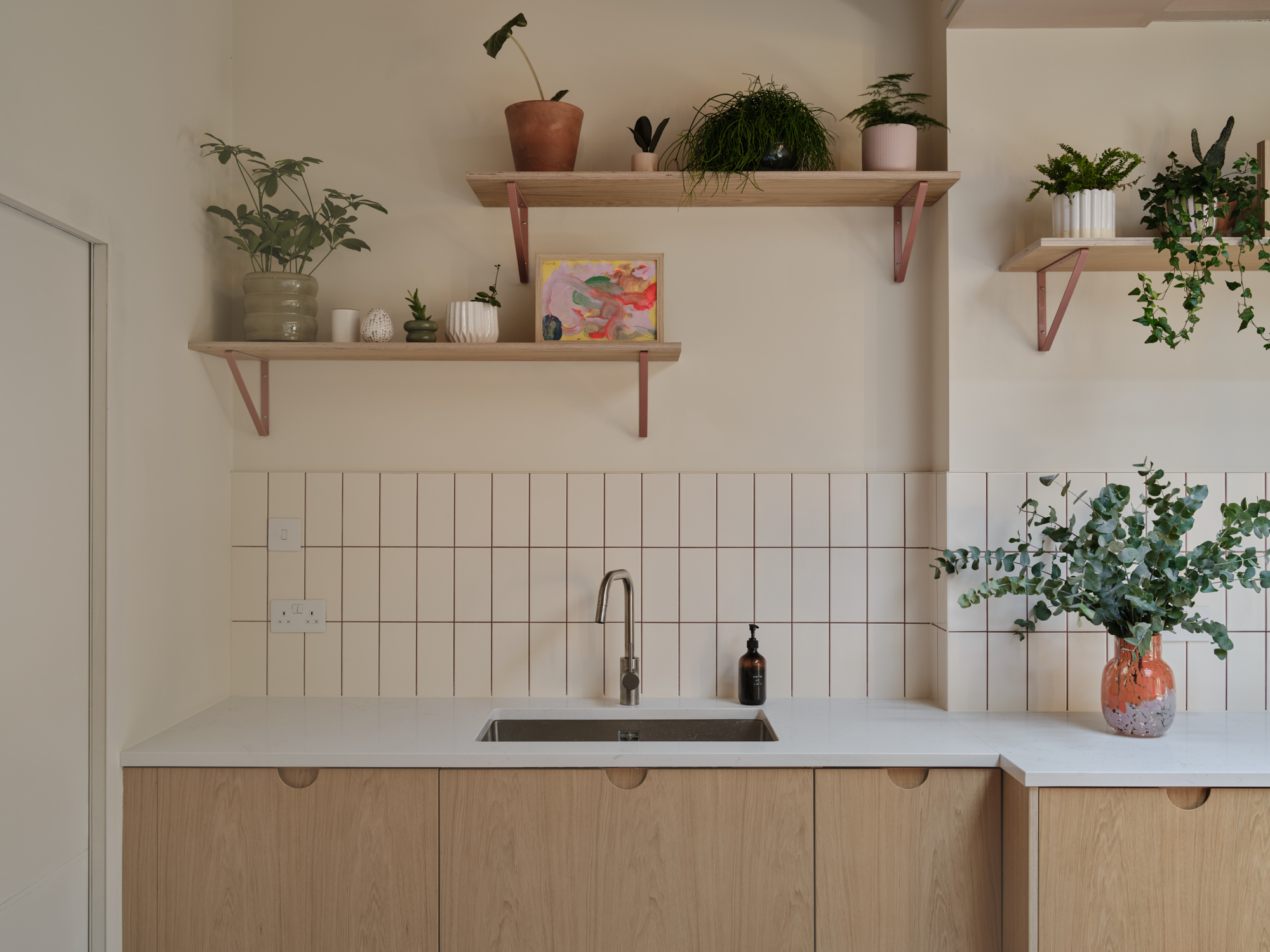 Plykea oak-veneered birch plywood kitchen fronts 