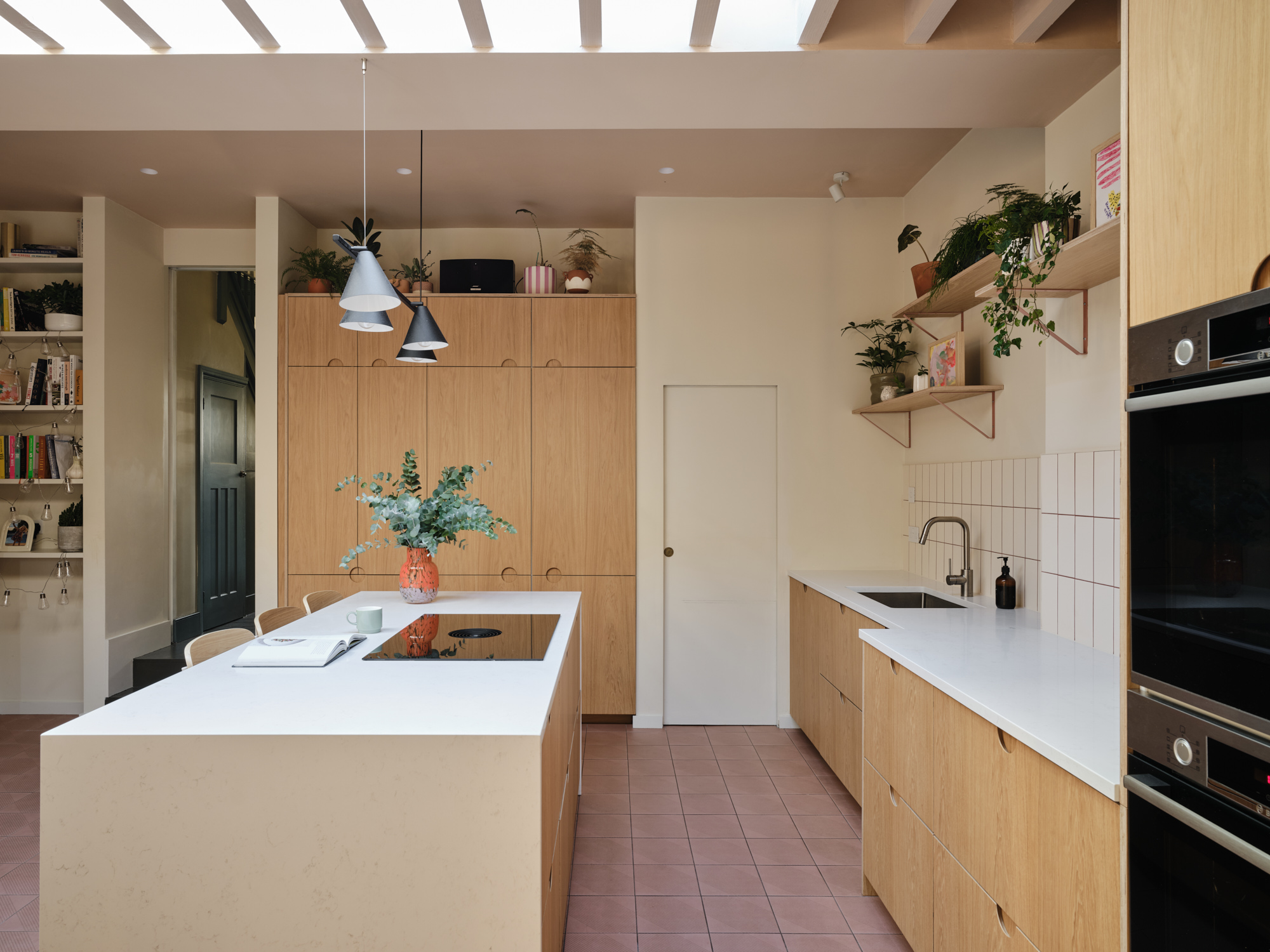 Plykea oak-veneered birch plywood kitchen fronts 