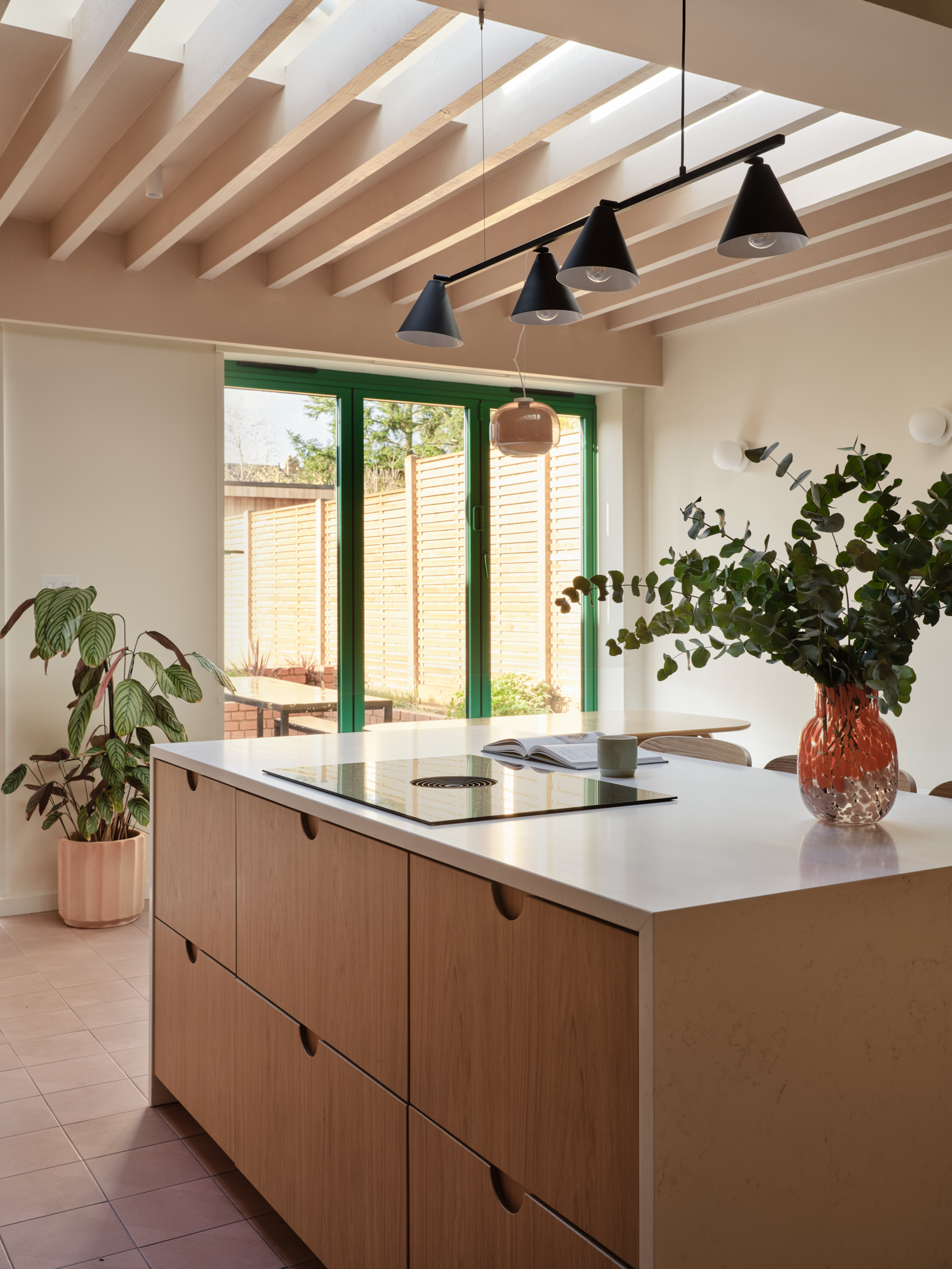 Plykea oak-veneered birch plywood kitchen fronts