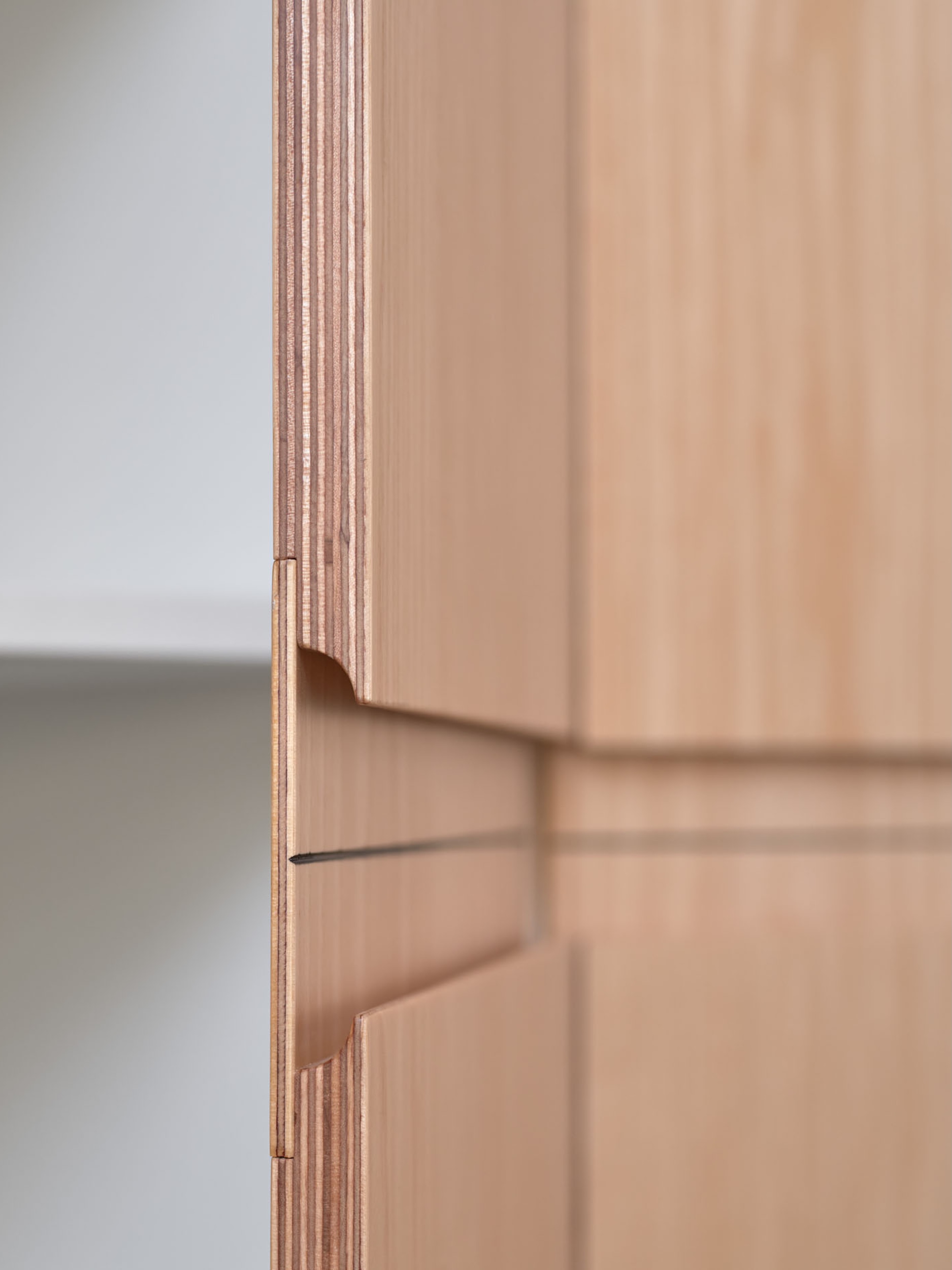 Plykea ash-veneered plywood doors for IKEA Pax
