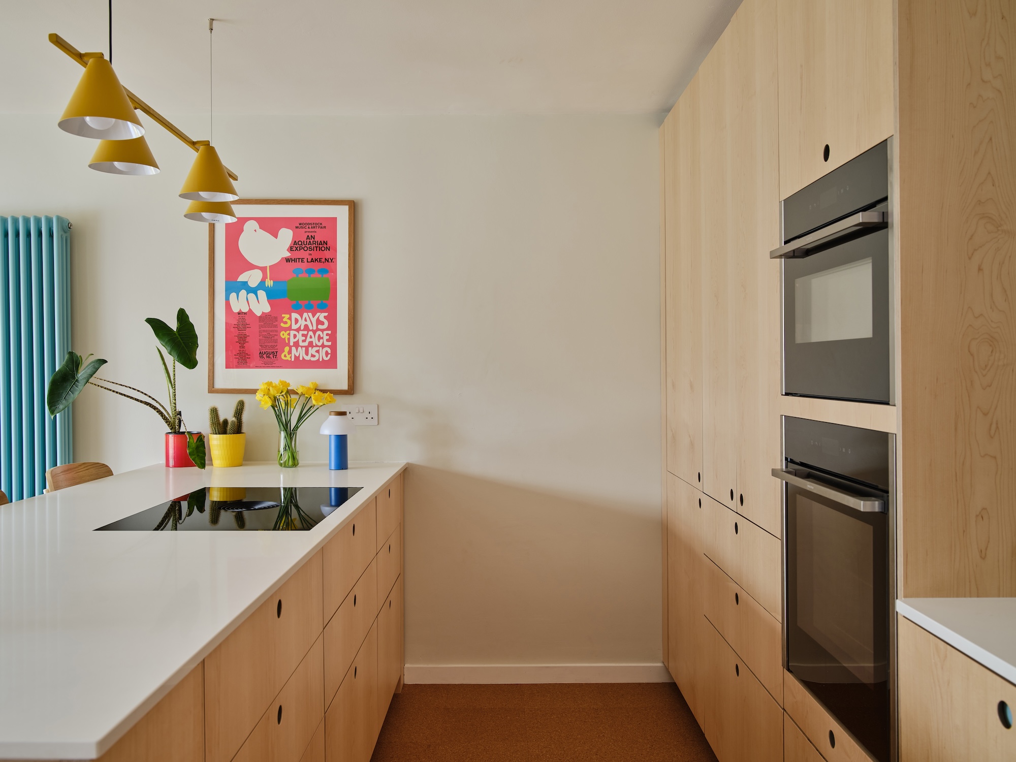 Plykea maple-veneered birch plywood + circular handles