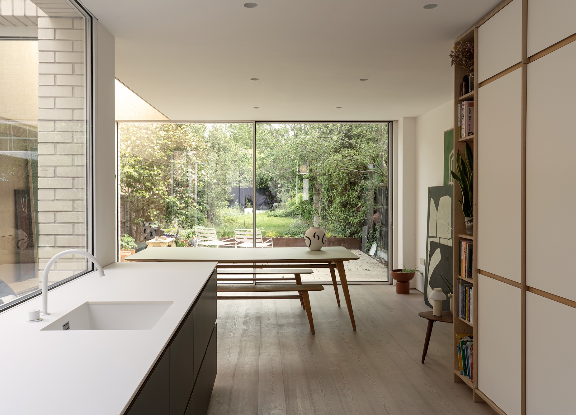 Plykea Fenix faced birch plywood kitchen