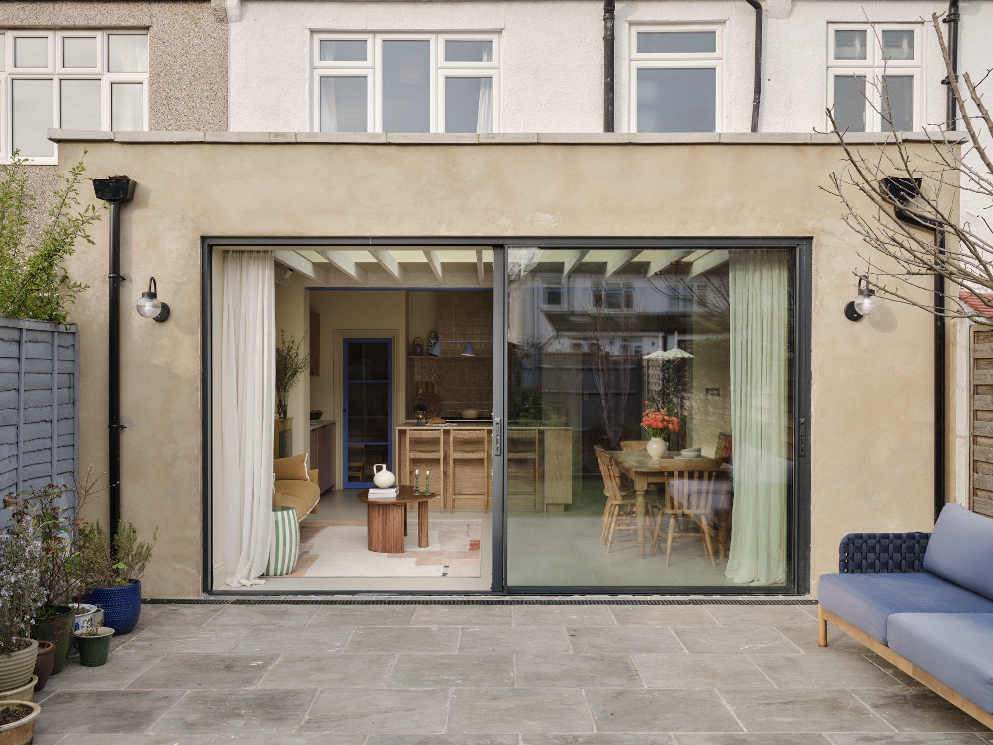 External view of kitchen extension