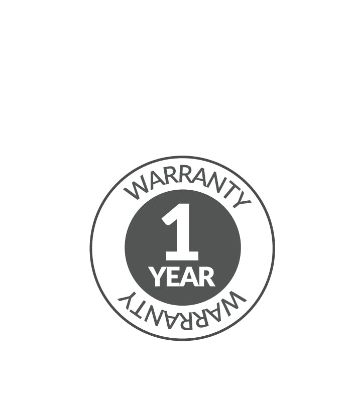 1-Year Warranty 