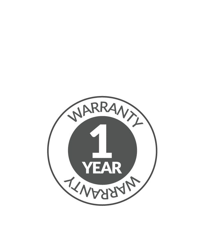 1-Year Warranty 
