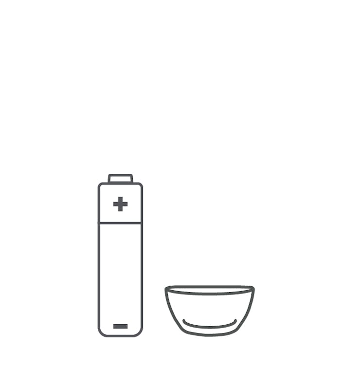 AA Battery & Stand