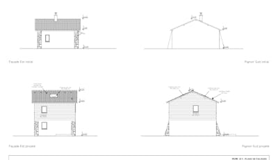 exemple plans de façades