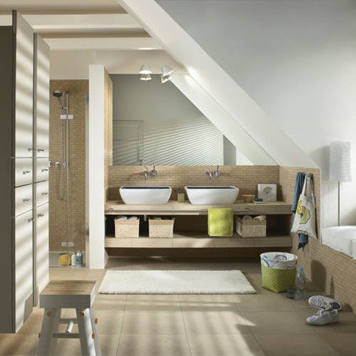 Comment aménager une salle de bains sous pente ? Nos 5 idées inspirantes Algar