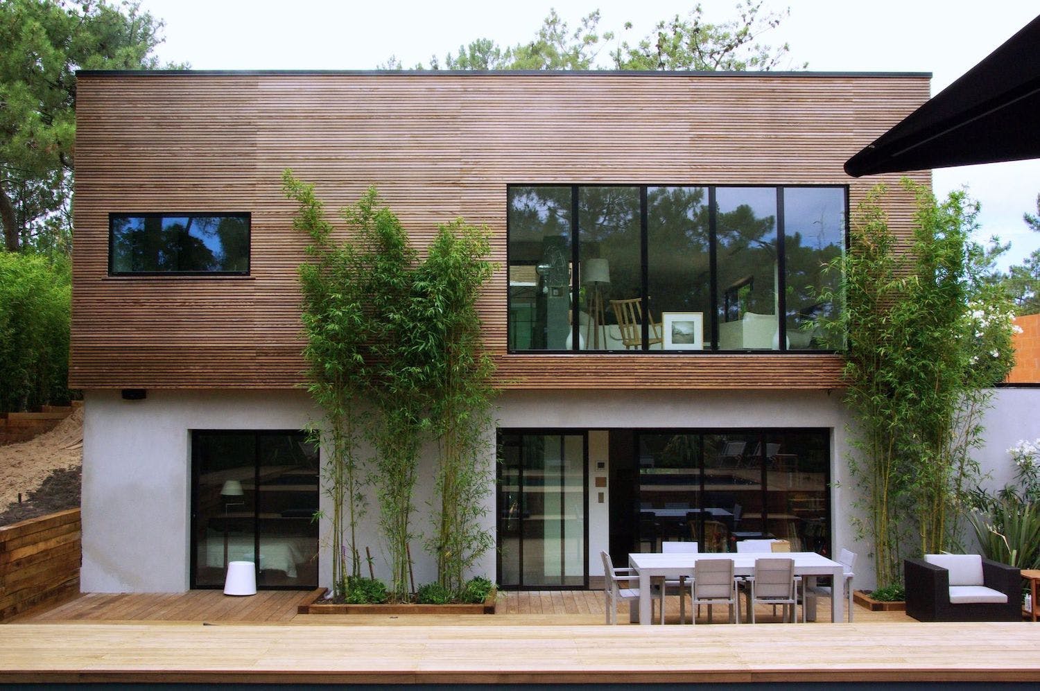 surélévation en bois maison moderne