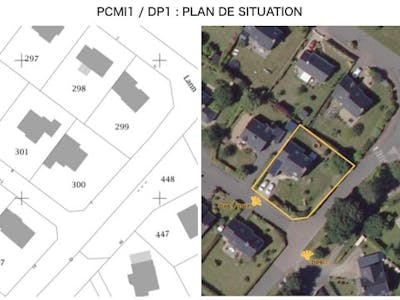 Plan de situation déclaration travaux fenêtre de toit Algar