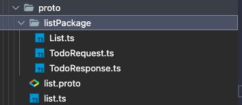 grpc generated contract to server