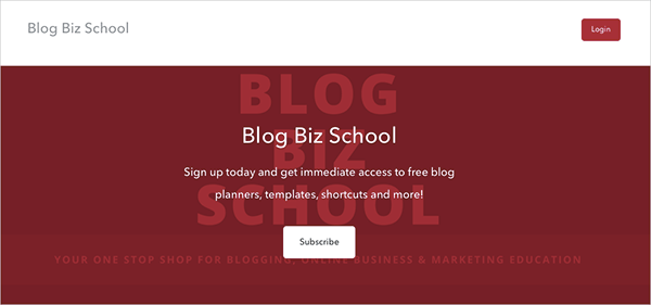 Blog Biz School