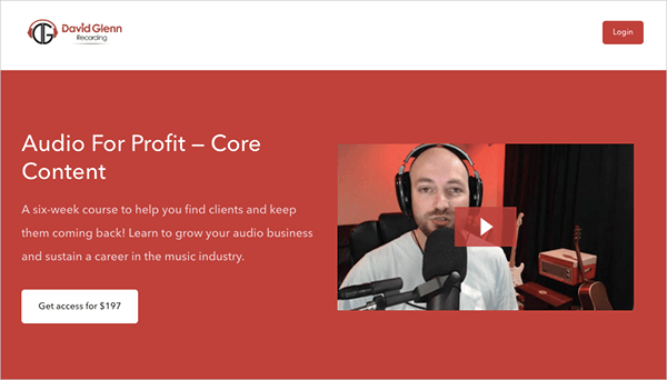 Audio for Profit — Core Content