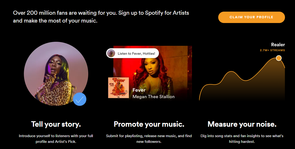 how to claim spotify artist profile