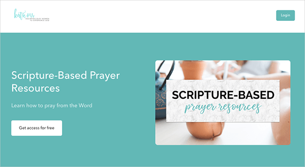 Scripture-Based Prayer Resources