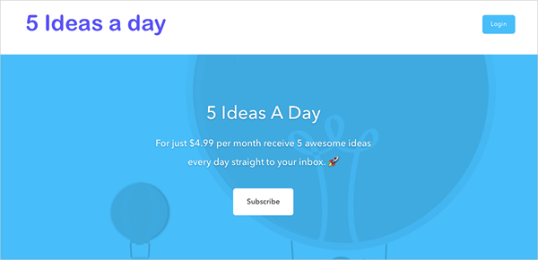 5 Ideas a Day Community