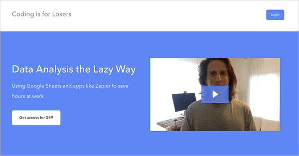 Data Analysis the Lazy Way
