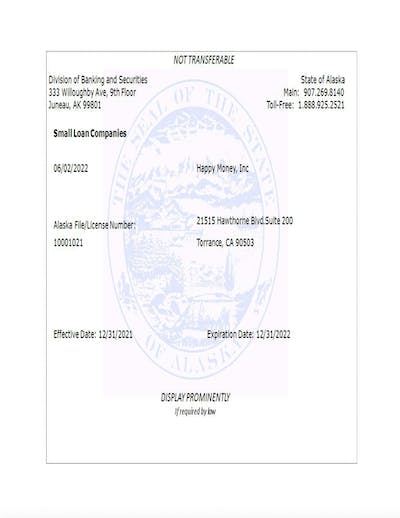 Thumbnail of license PDF