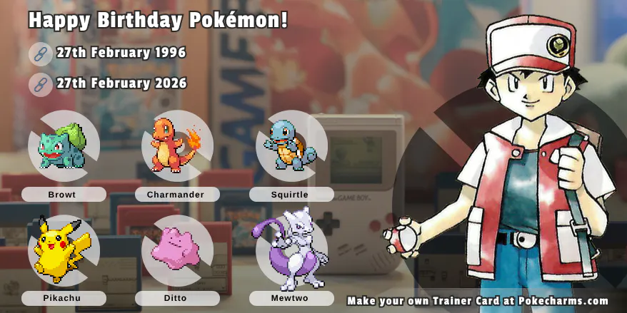 Our big Pokmon Day update is here! | Pokcharms Trainer Card Maker
