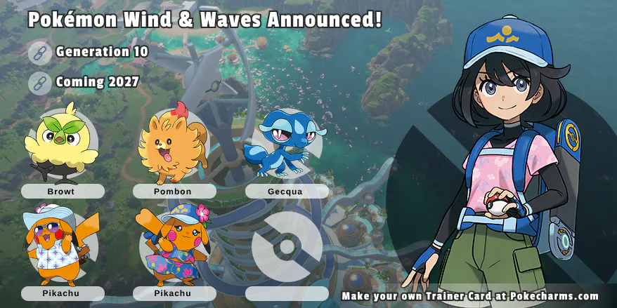 Our big Pokmon Day update is here! | Pokcharms Trainer Card Maker